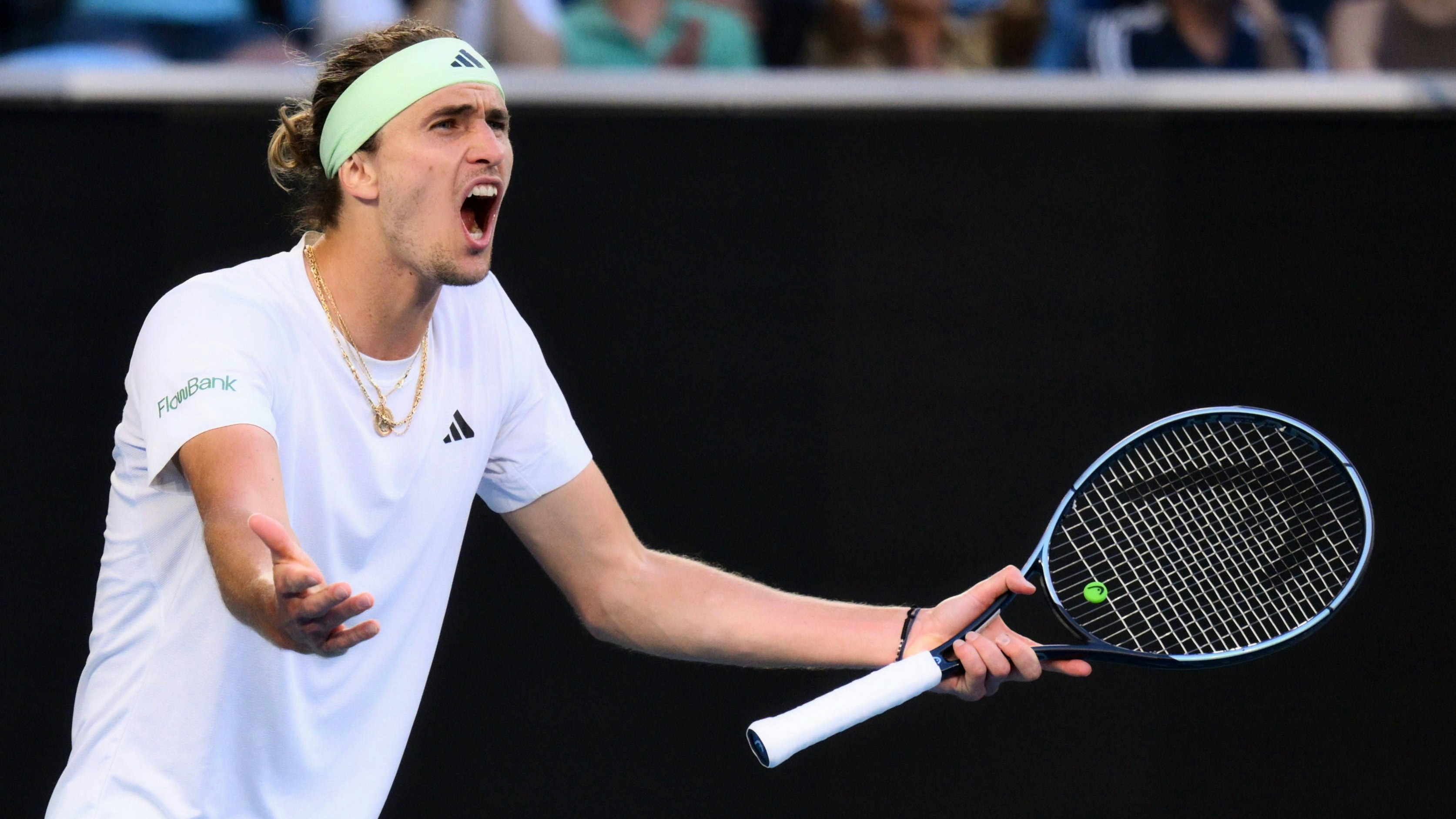 Alexander Zverev zog ins Viertelfinale der Australian Open ein.
