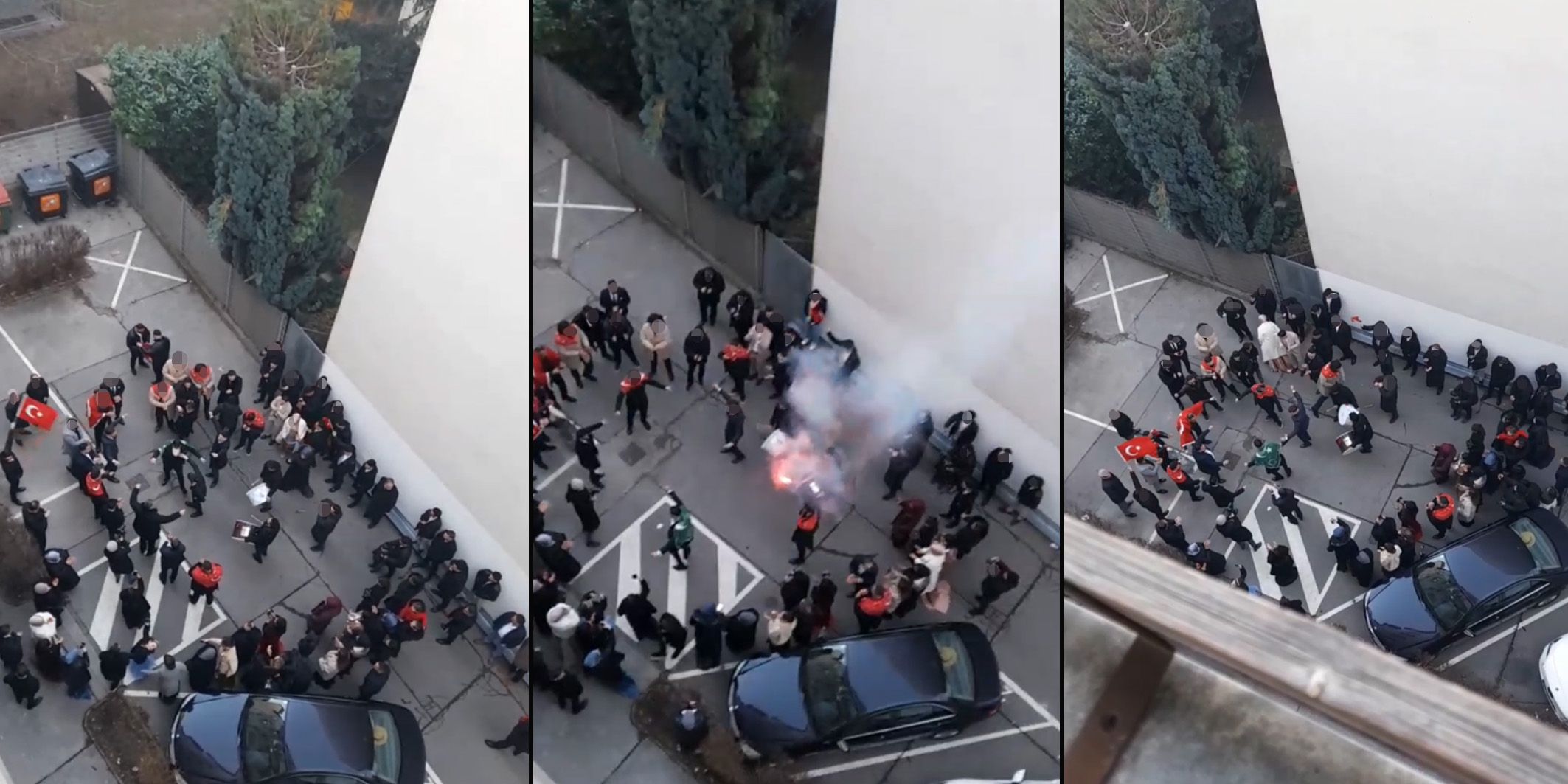 Ausgerechnet am Wochenende sorgte eine Menschengruppe im 19. Bezirk für ordentlich Lärm. Doch die Anrainer dürfte es nicht gestört haben.