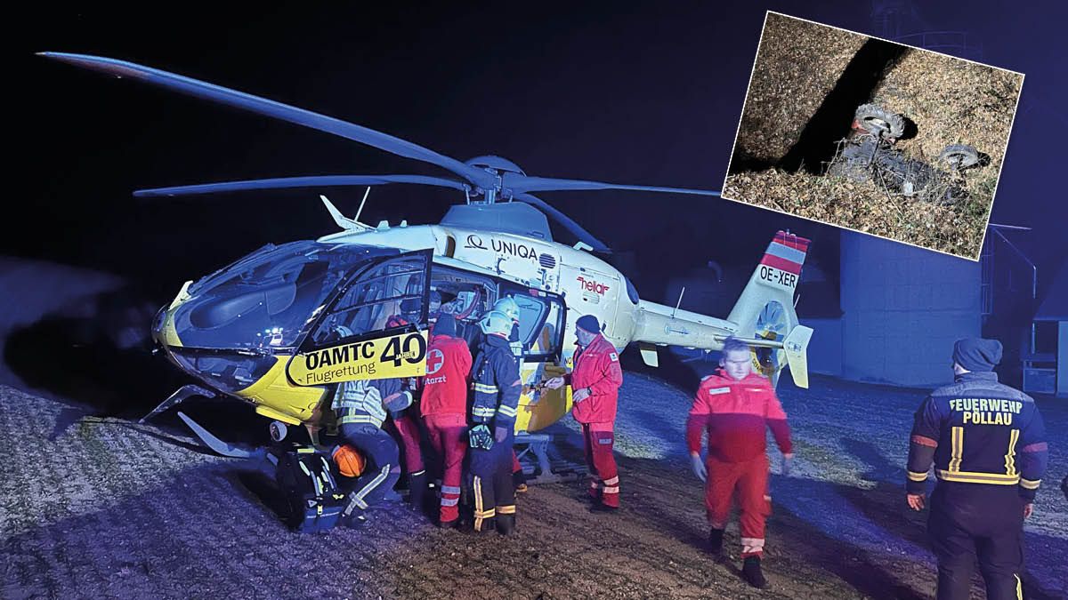 Eine Drohne kam einem Notarzthubschrauber in der Steiermark gefährlich nahe.