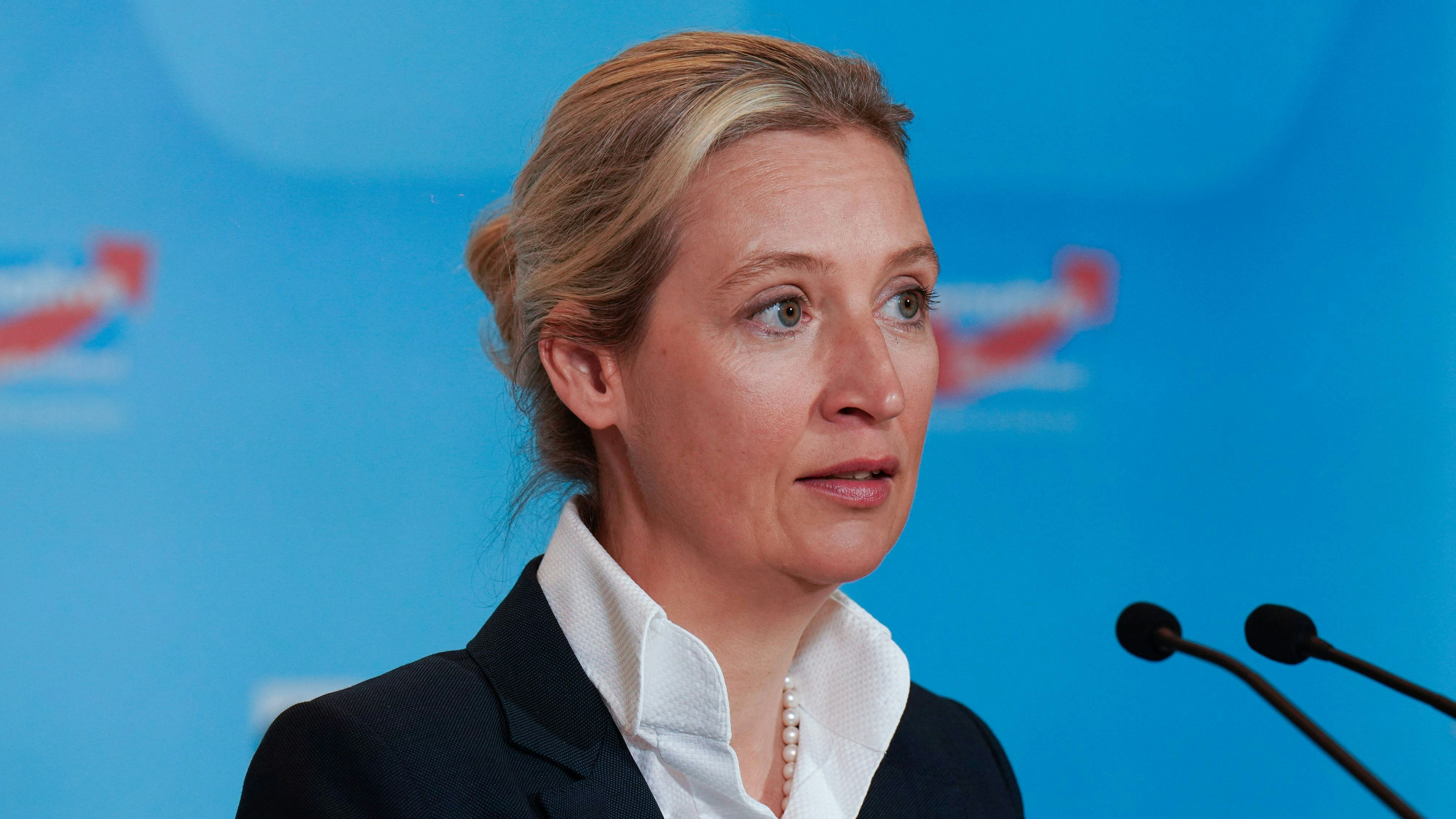 Die AfD-Vorsitzende Alice Weidel sieht eine Volksabstimmung über einen EU-Austritt von Deutschland als Option an.
