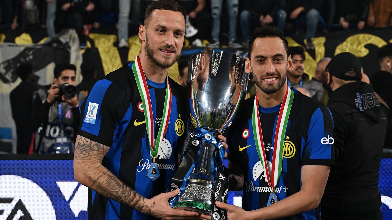 Arnautovic jubelt mit Inter über Supercoppa-Titel