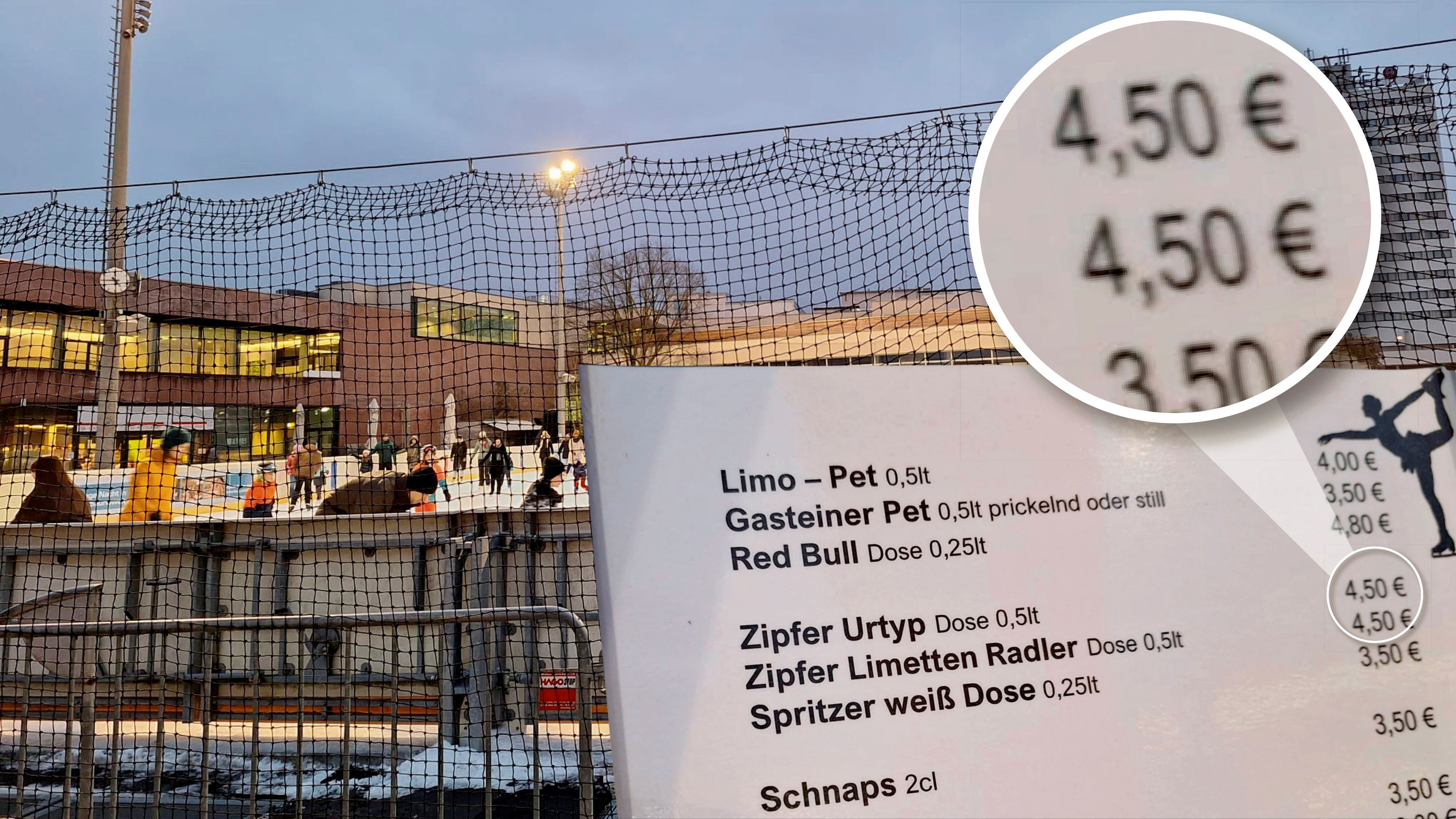 Wer bei einem Gastro-Standl im Linzer Parkbad ein Dosenbier kauft, könnte sich verschlucken: 4,50 Euro kostet das Getränk.