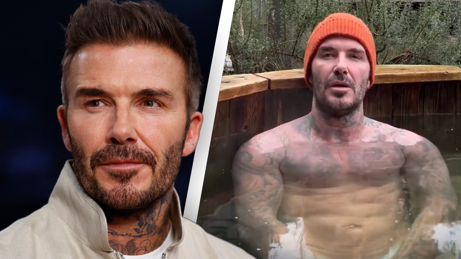 David Beckham entzückt einmal mehr mit seinem Körper.