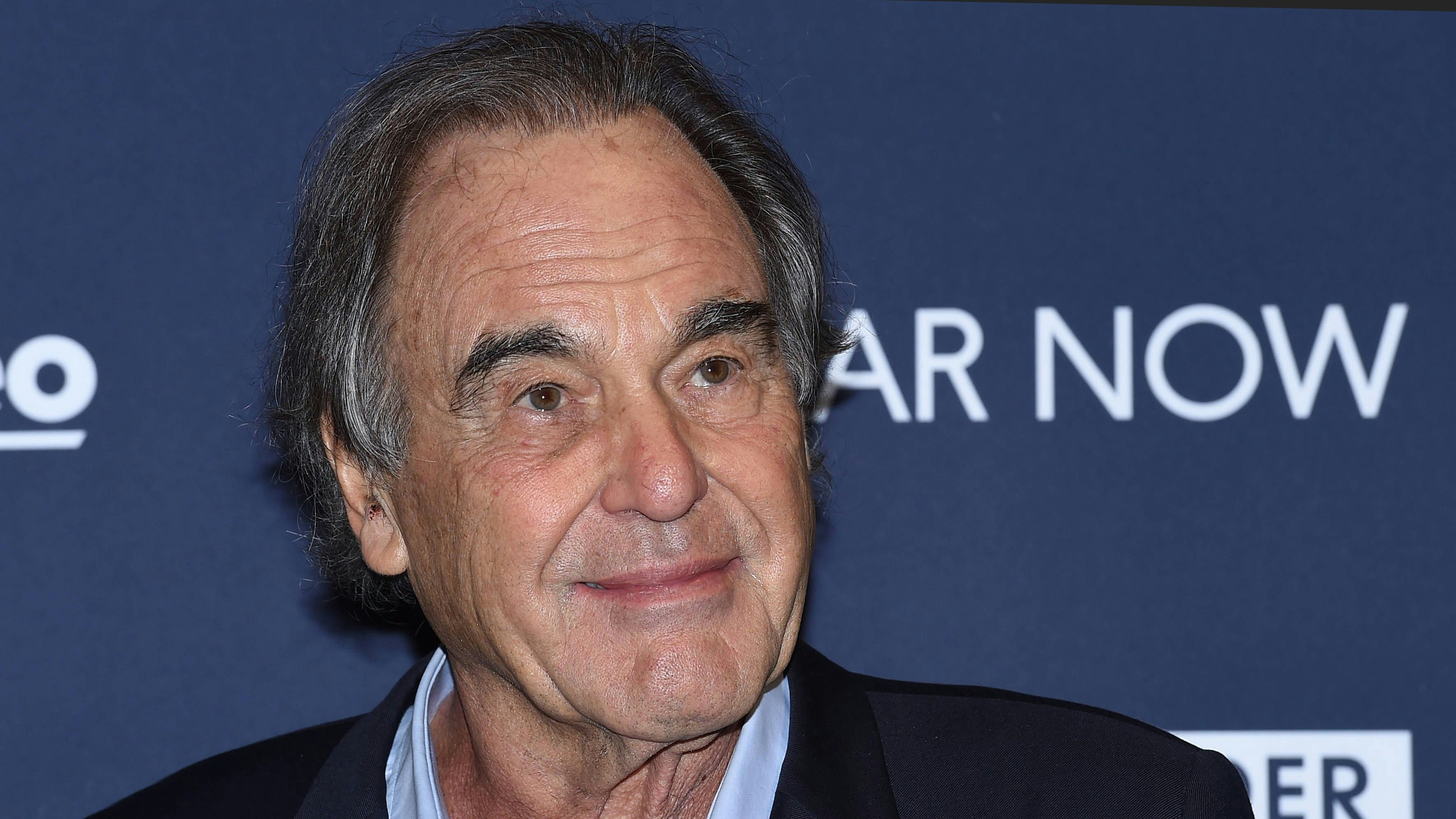 American director Oliver Stone on the red carpet of the film Nuclear Now at the modern cinema. Rome Italy, December 4th, 2023 Rome Italy - ZUMAm169 20231204_aac_m169_039 Copyright: xMassimoxInsabatox
