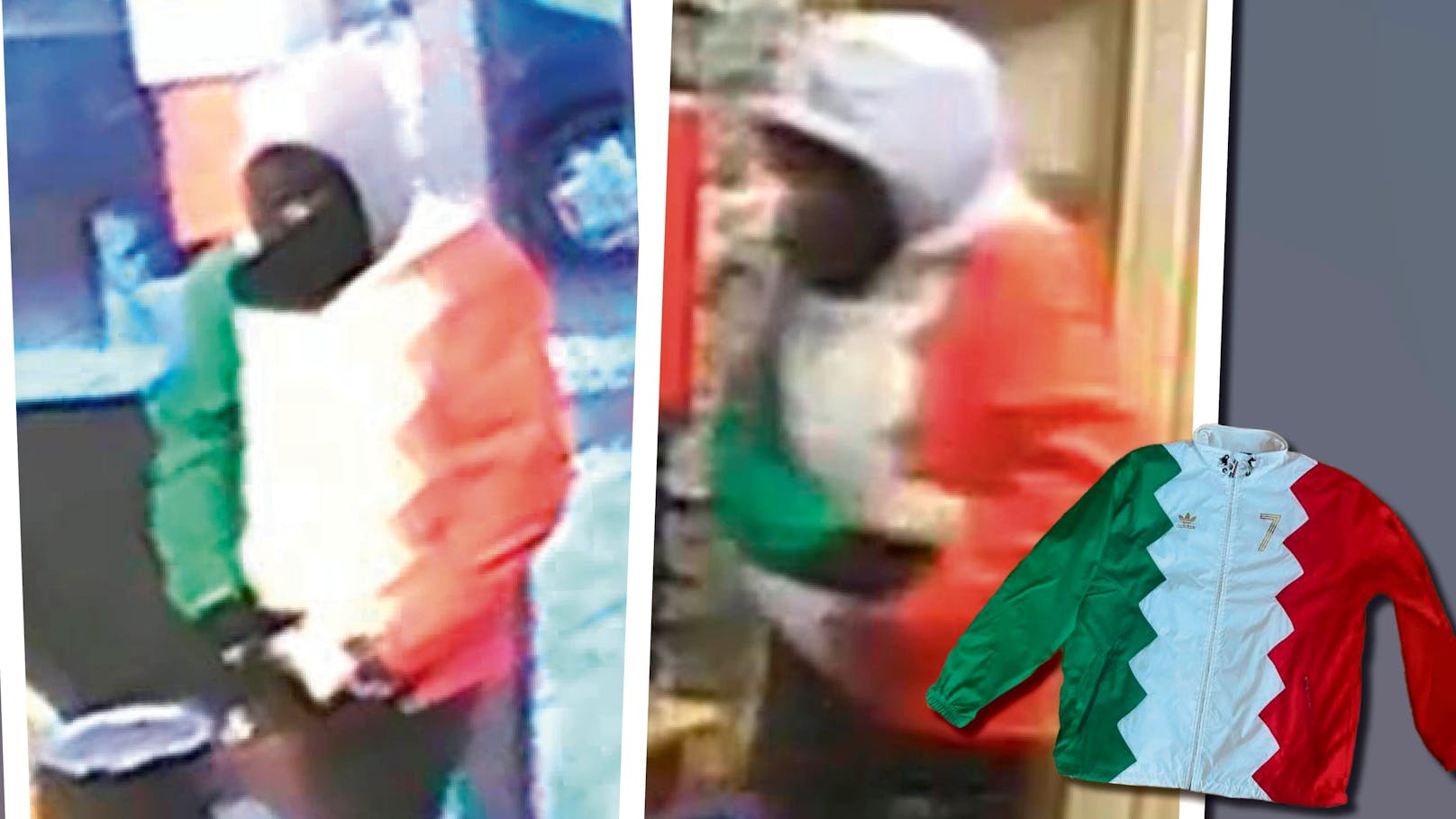 "Is a Überfall" – Polizei jagt Räuber mit Fußball-Jacke
