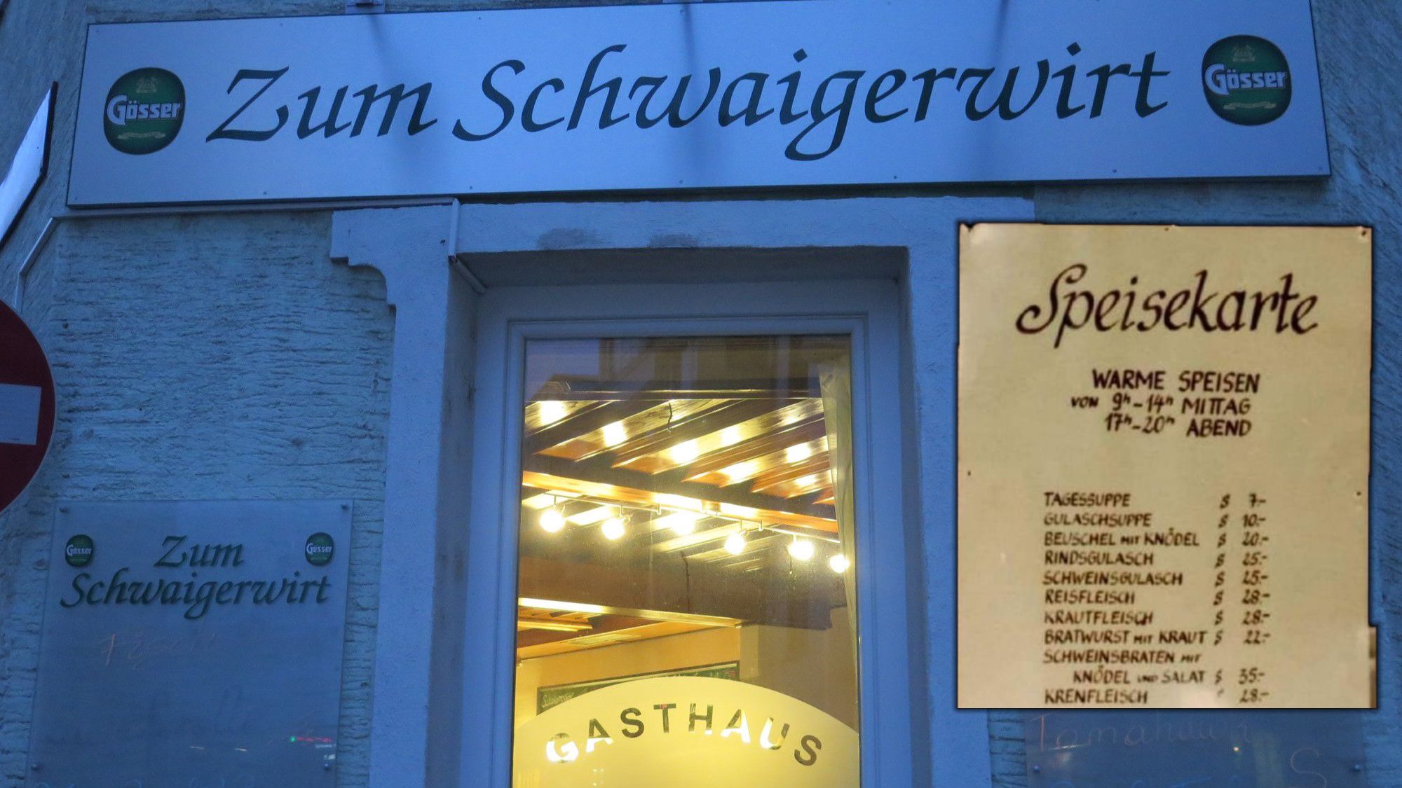 Wiener Wirt verrechnet in Schilling – das ist der Grund