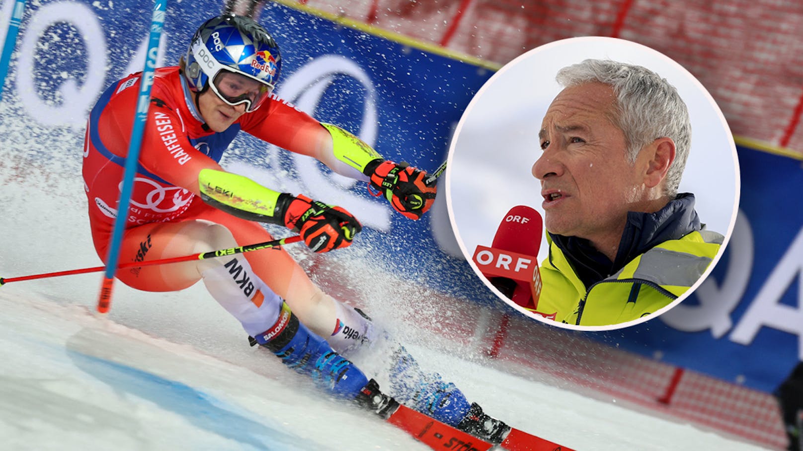 Ski-Star Odermatt rüffelt Pariasek bei ORF-Interview
