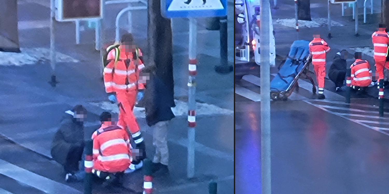 Ein Wiener stürzte am Dienstagmorgen schwer. Er konnte nicht mehr aufstehen, bis die Rettung schließlich eintraf.