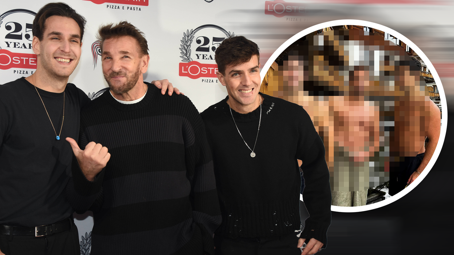 Mark Keller und seine Jungs zeigen sich auf Insta oben ohne.