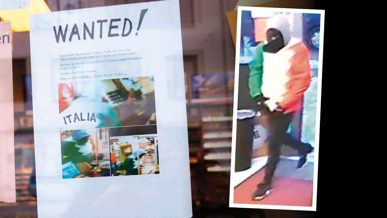 "Wanted!" – Trafikräuber wie im Wilden Westen gesucht