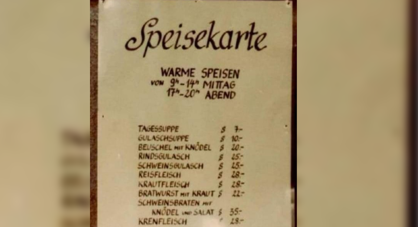 Diese Gastro-Preise könnte man sich heutzutage gar nicht mehr vorstellen. Ein Wiener Wirt macht das für kurze Zeit allerdings wieder möglich.