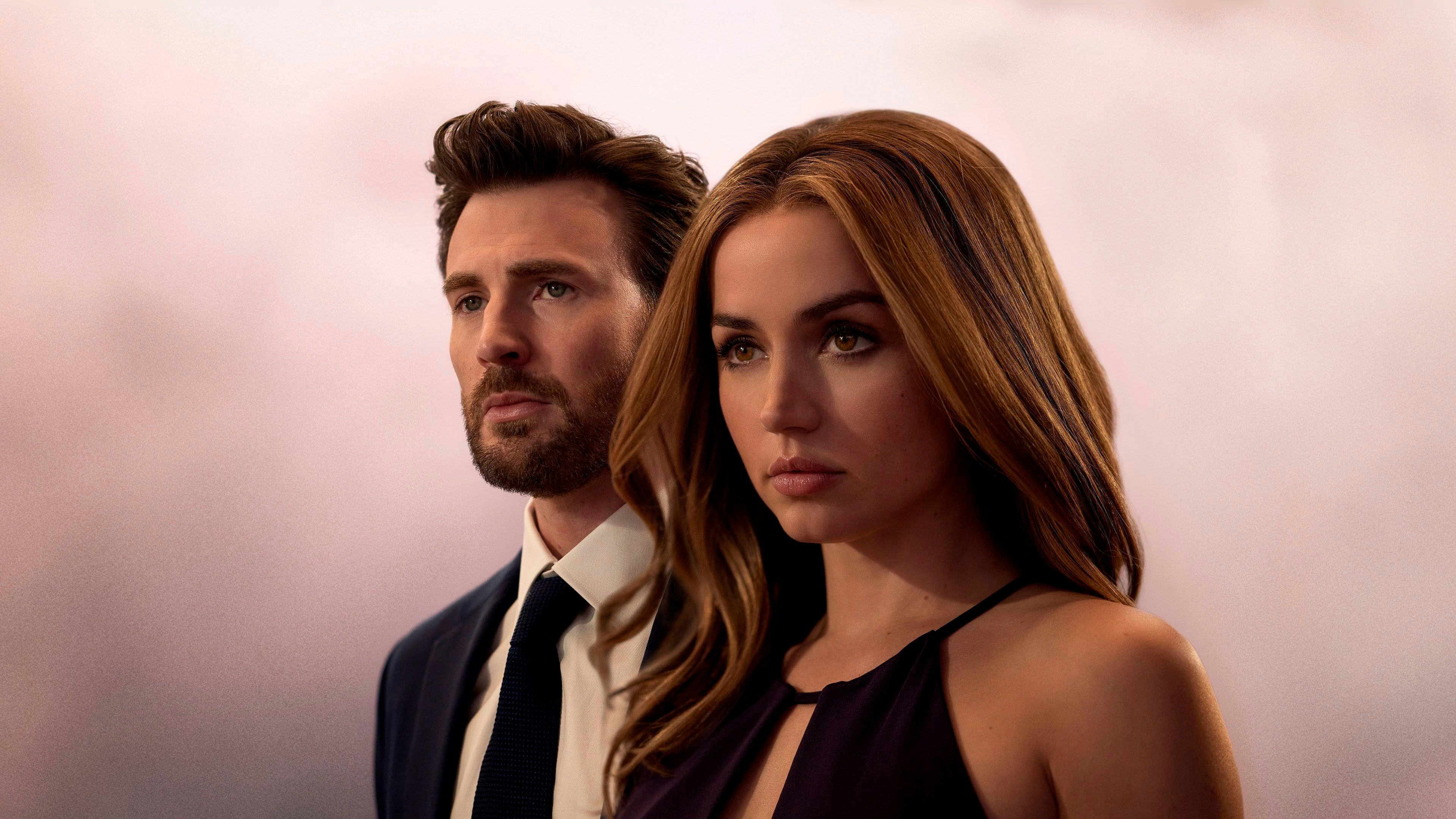 CHRIS EVANS and ANA DE ARMAS in GHOSTED (2023), directed by DEXTER FLETCHER. PUBLICATIONxNOTxINxGERxFRAxESP Copyright: xApplexOriginalxFilmsx/xAlbumx alb9204449 EDITORIAL USE ONLY