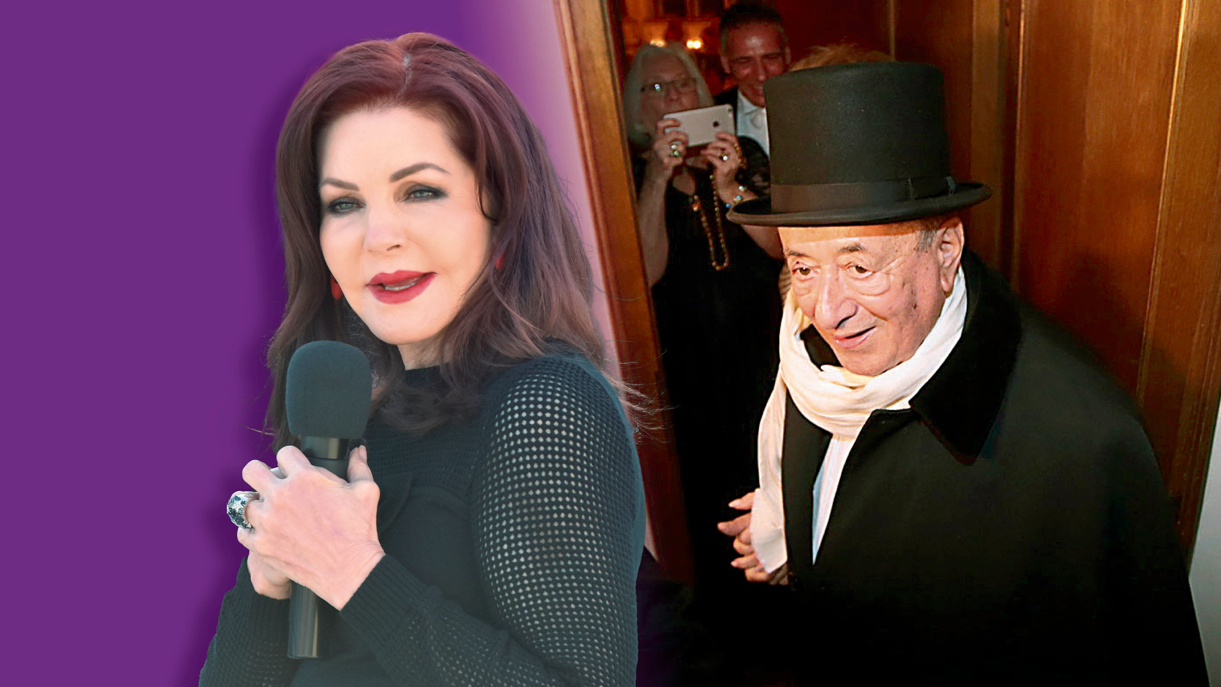 Presley begleitet Lugner beim Ball. 