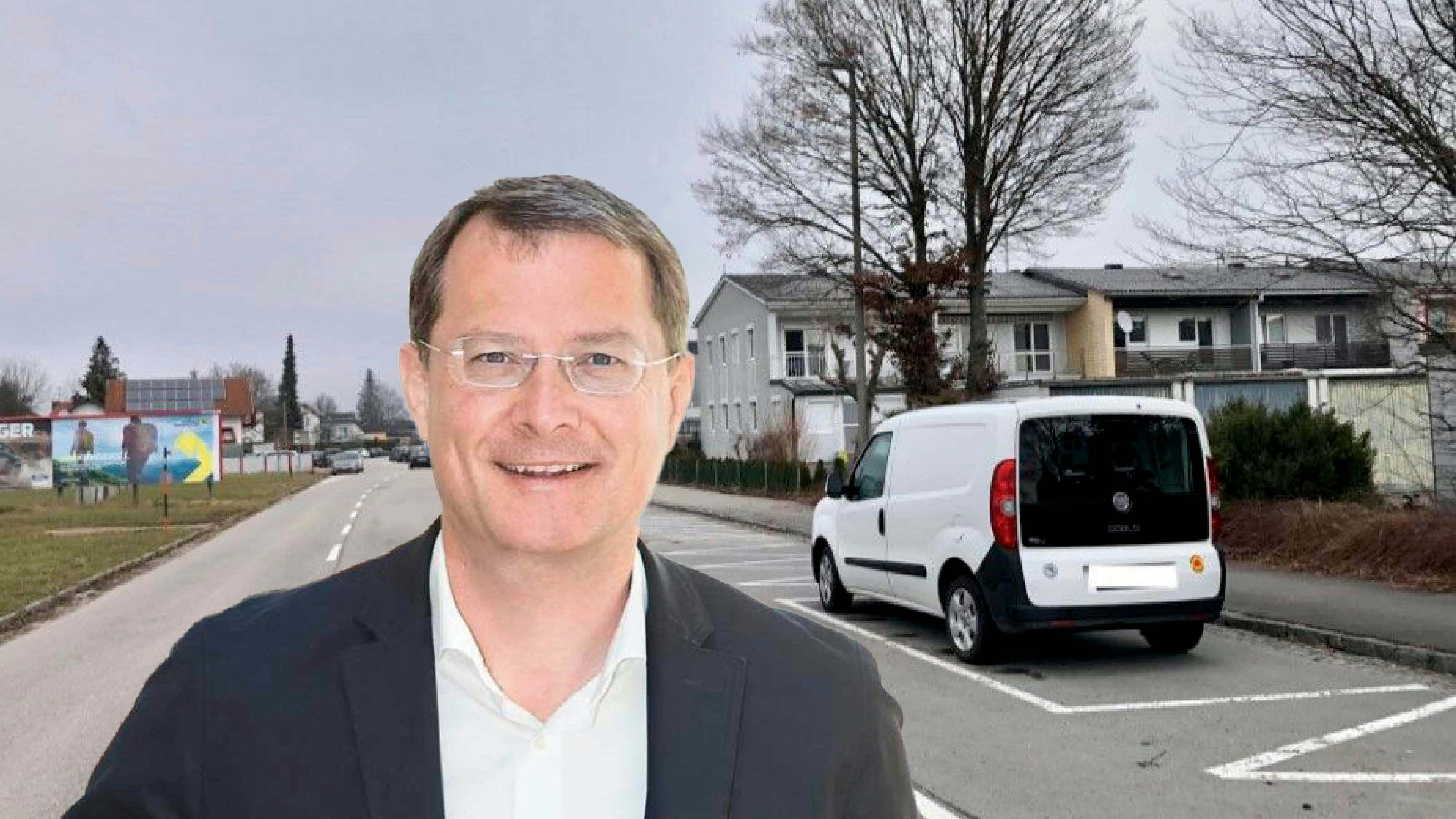 Das mobile Radar in Ried wurde an einen neuen Standort gebracht.