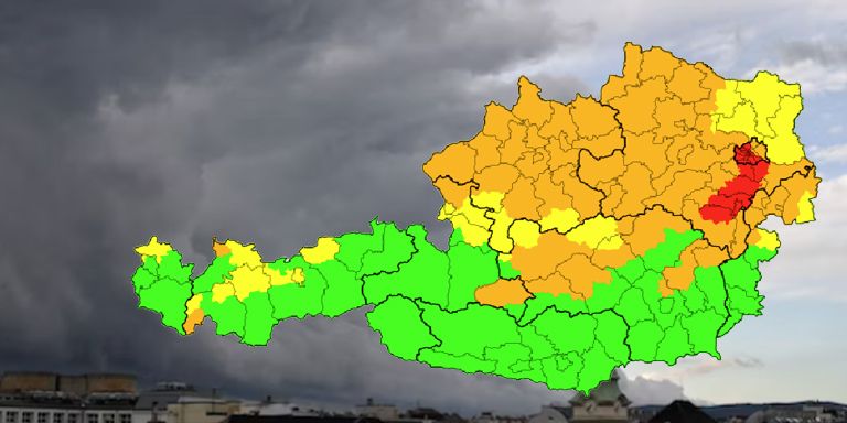 Für mehrere Bundesländer wurde die erhöhte Warnstufe ausgerufen.