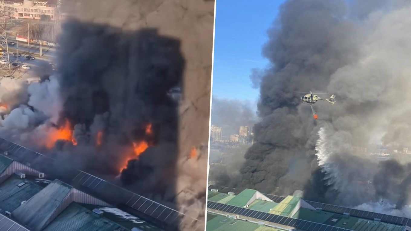 Im Stadtteil Novi Beograd ereignete sich der Vollbrand.