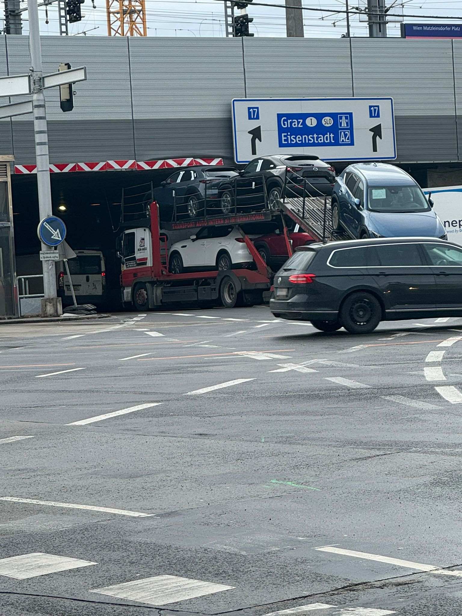 Ärgerlicher Crash beim Matzleinsdorfer Platz (Margareten)