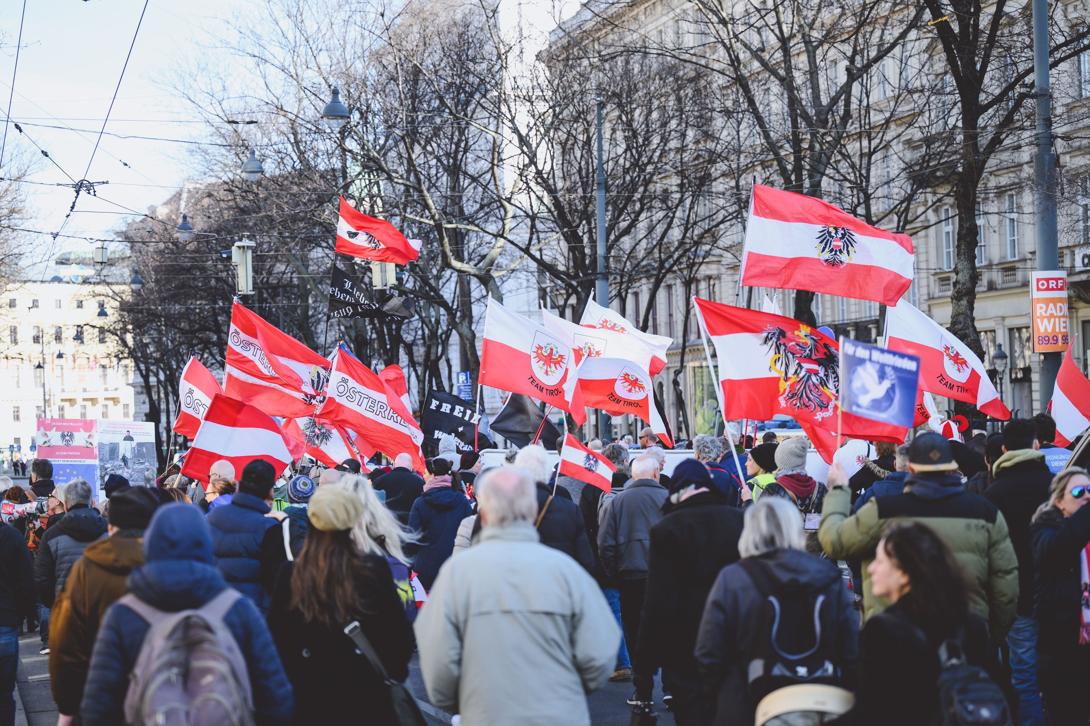 Symbolbild einer Corona-Demo