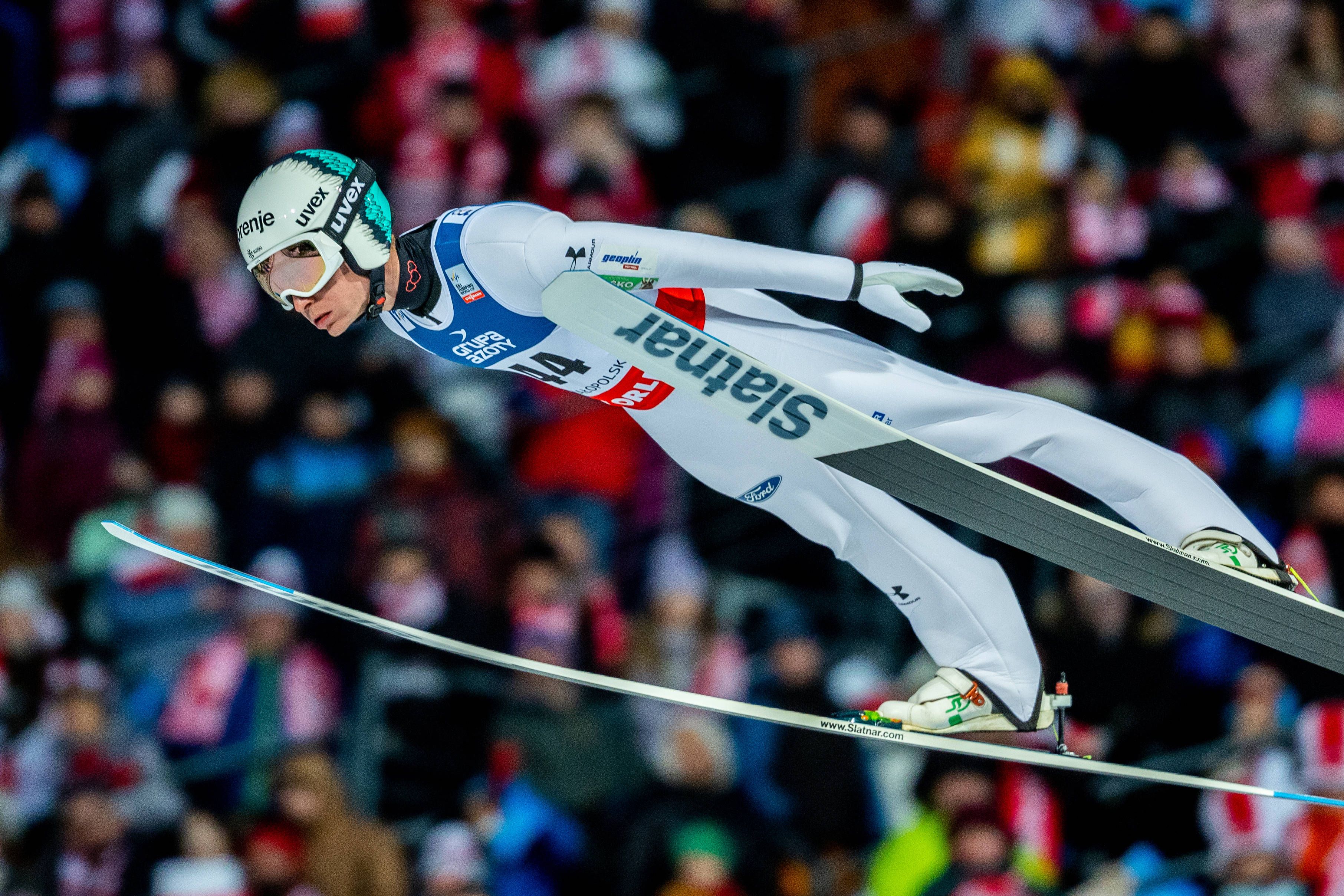 Anze Lanisek verpasst das Skifliegen am Kulm.