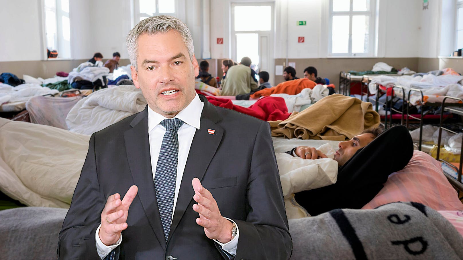 Knallhart-Kanzler will Flüchtlingen Geld streichen