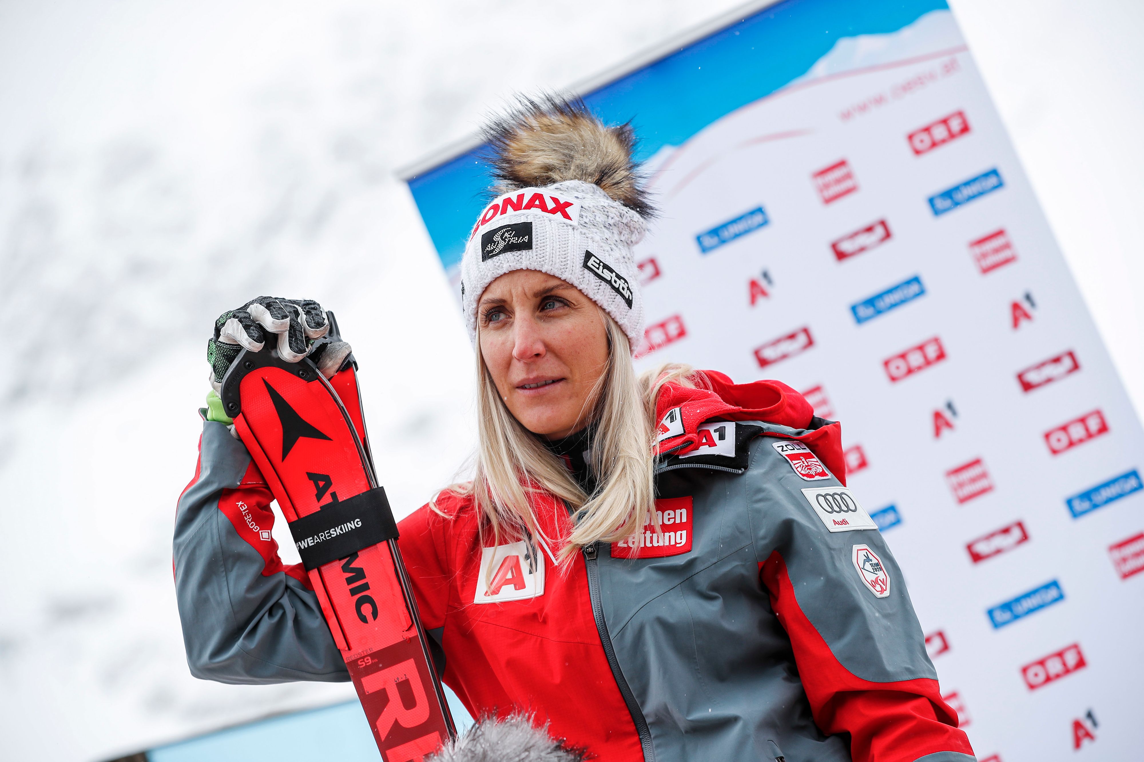 Eva-Maria Brem gewann vor acht Jahren als letzte ÖSV-Läuferin einen Riesentorlauf.