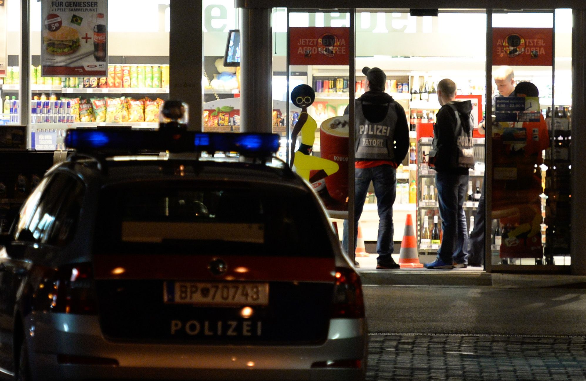 Die Ermittlungen der Polizei laufen.