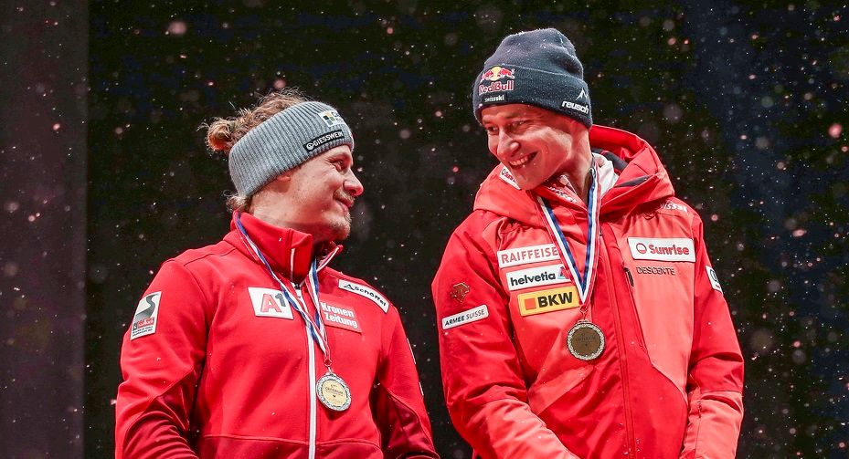 Manuel Feller und Marco Odermatt