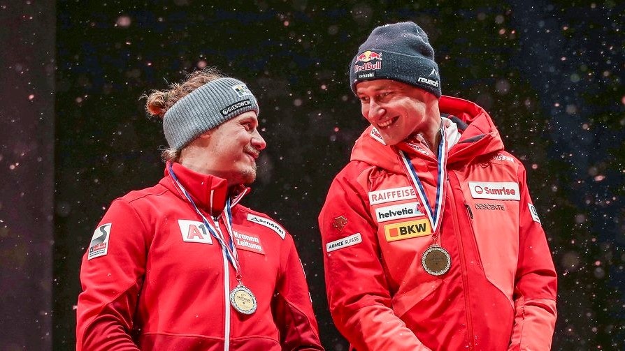 Manuel Feller und Marco Odermatt