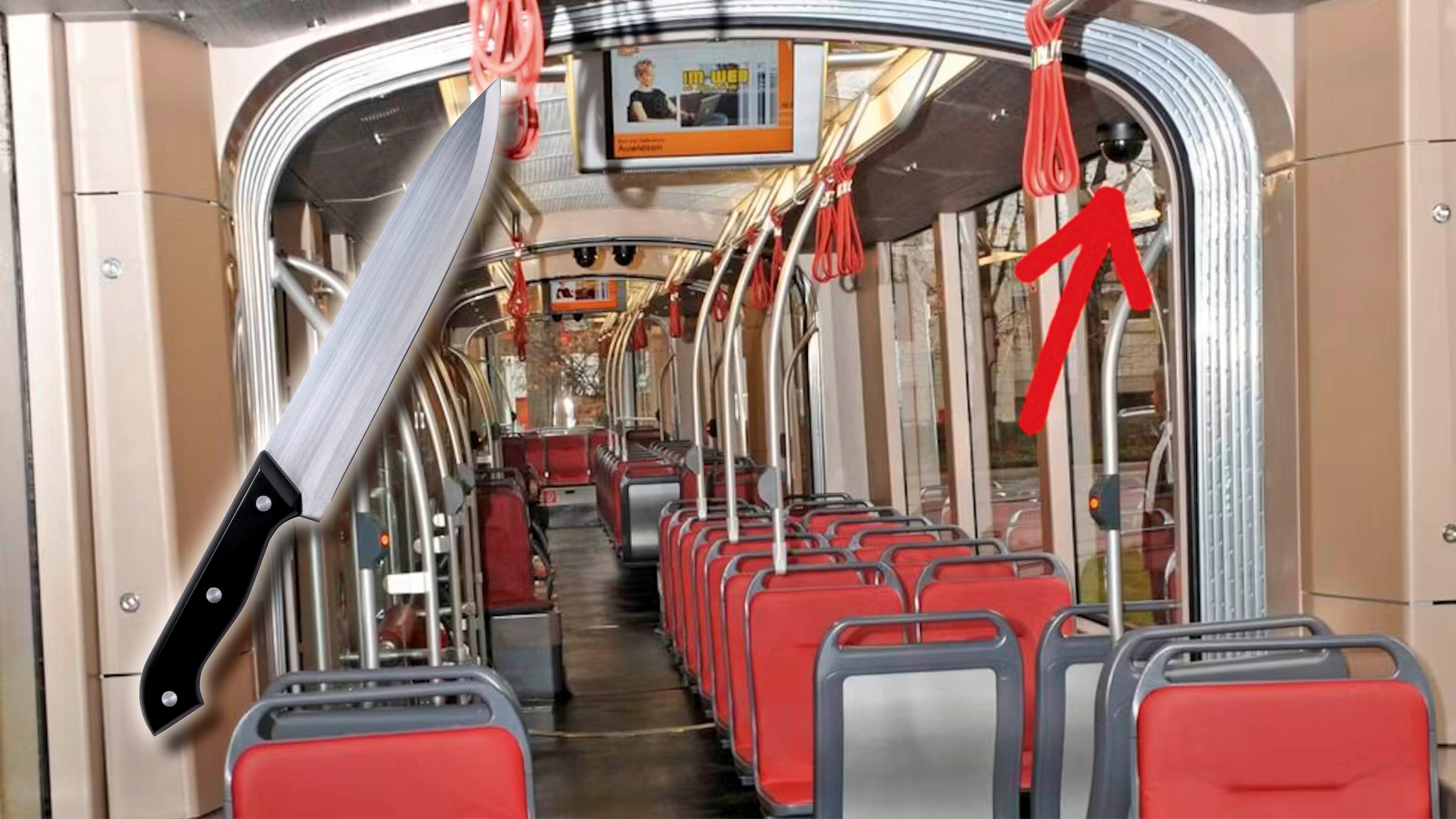 Der Verdächtige könnte von Kameras (z.B. in der Straßenbahn) gefilmt worden sein. Nun wird alles gesichtet, Zeugen gehört.