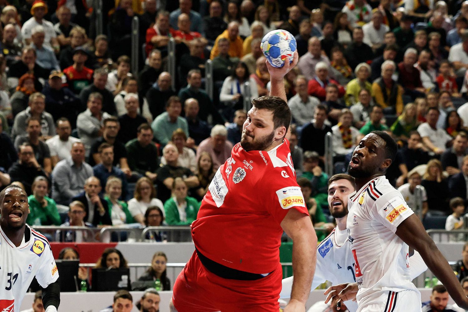 Österreichs Kreisläufer Tobias Wagner.