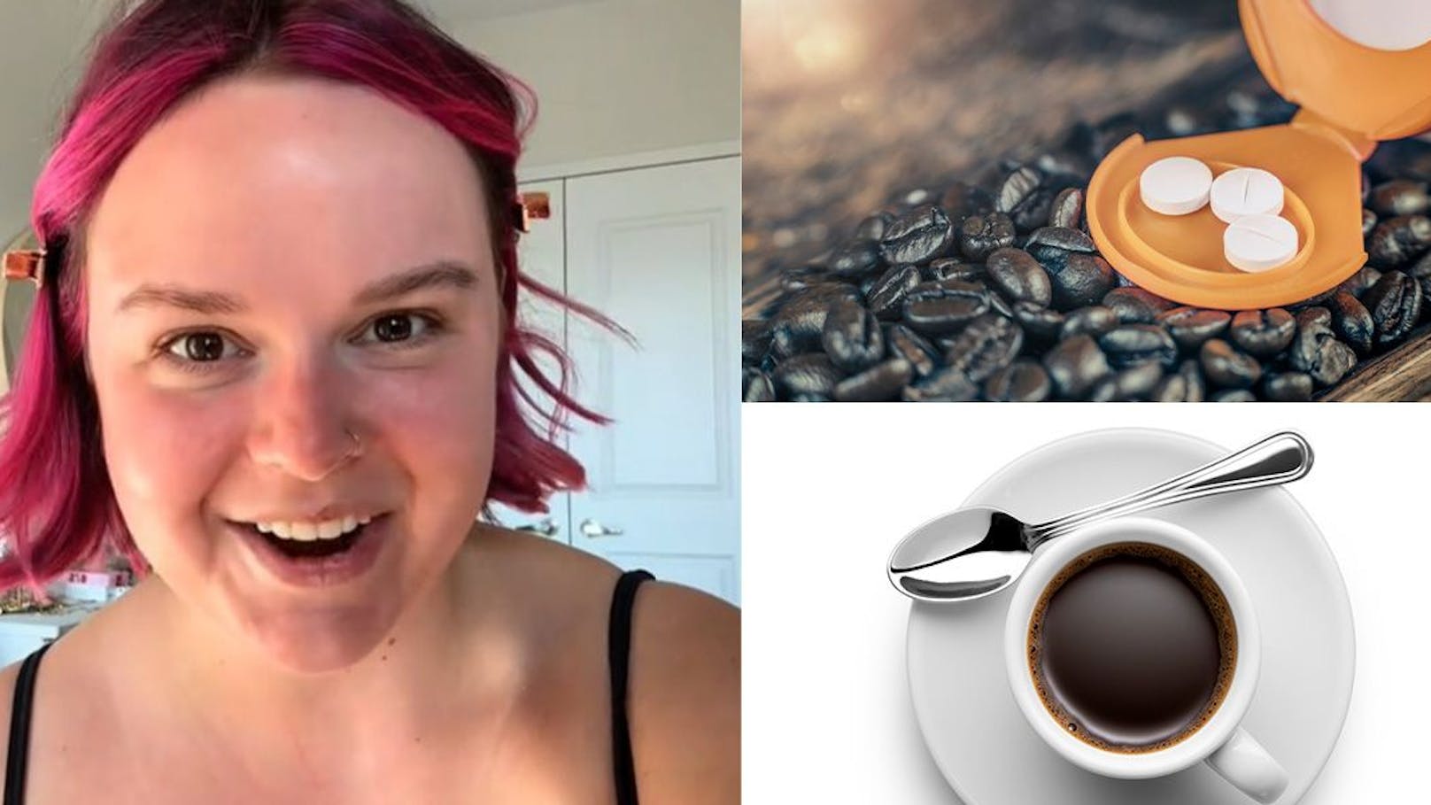 8 Kaffee und Koffeintabletten – jetzt ist sie herzkrank