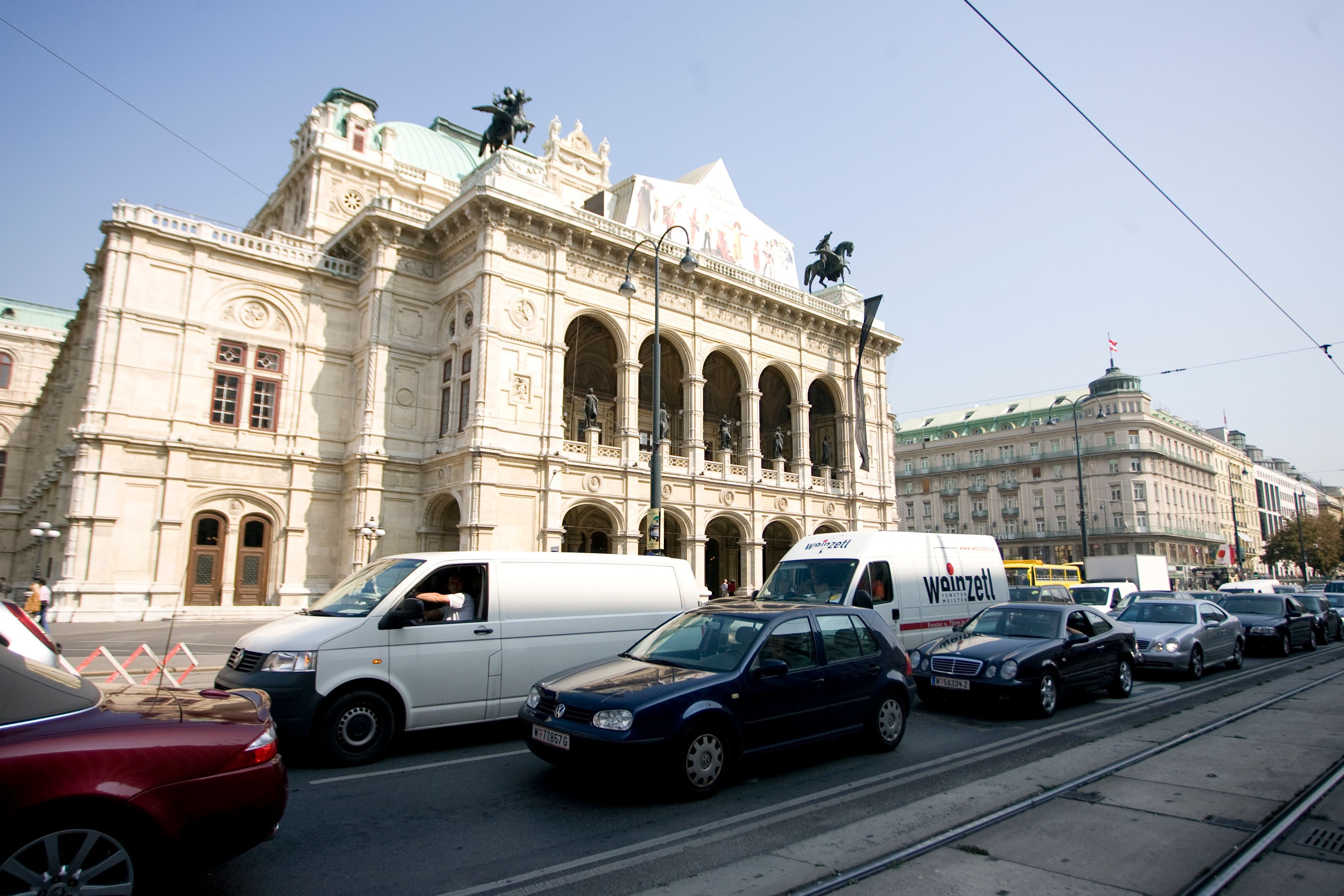 Eigentlich soll der Verkehr in der Wiener Innenstadt eingeschränkt werden. Kameras werden aber nicht erlaubt. 