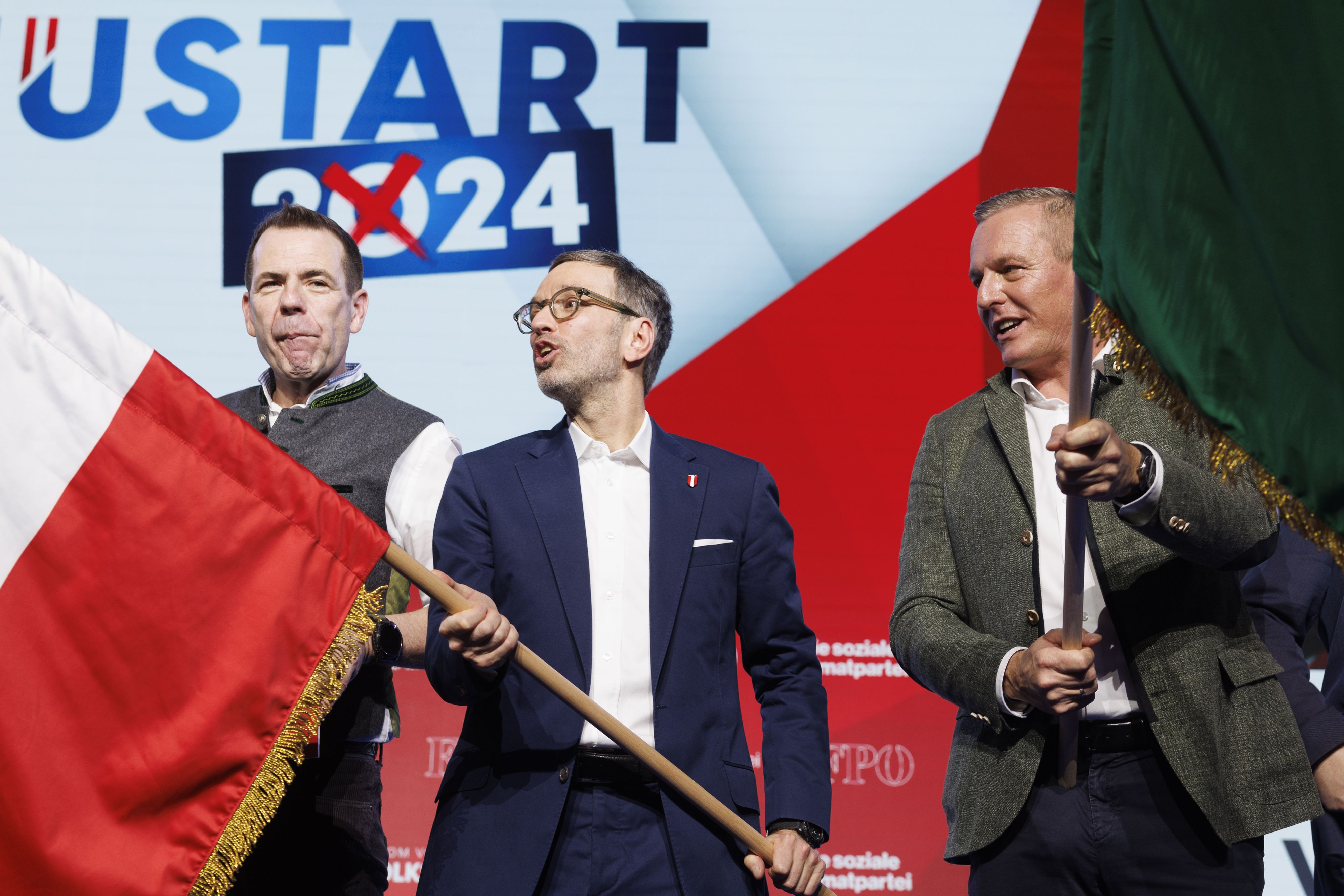 Der freiheitliche EU-Spitzenkandidat Vilimsky würde einen Super-Wahlsonntag befüworten.