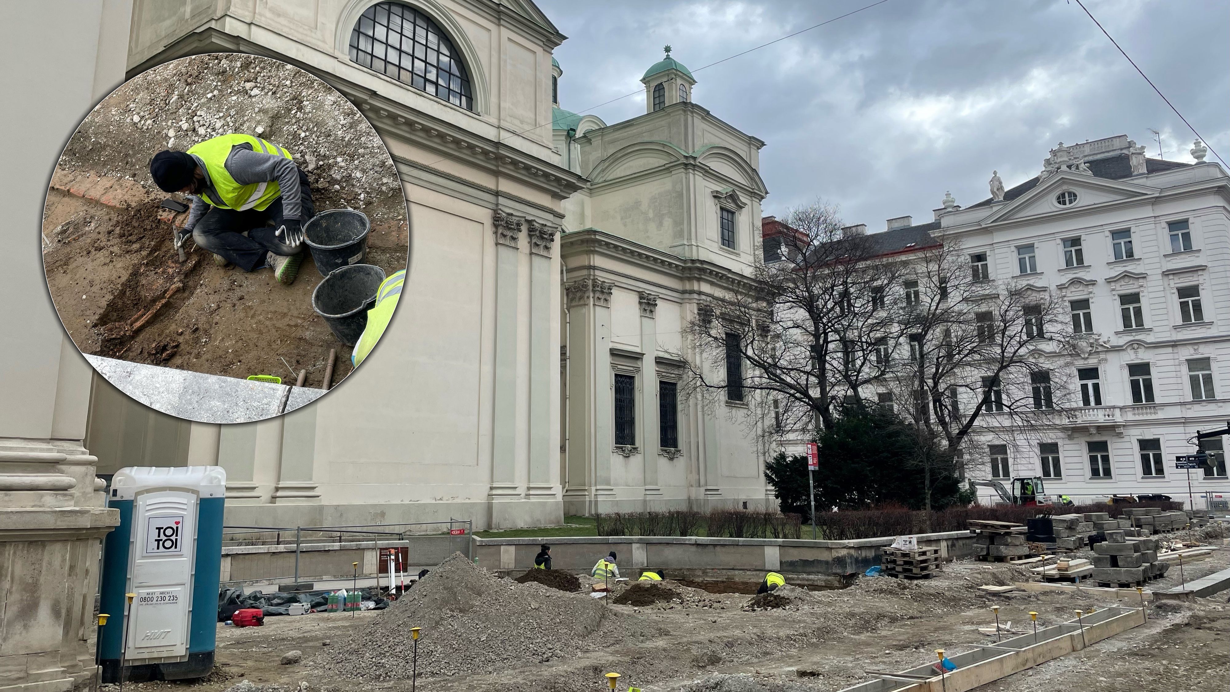 Nach dem spannenden Fund machten sich Archäologen an die Arbeit.