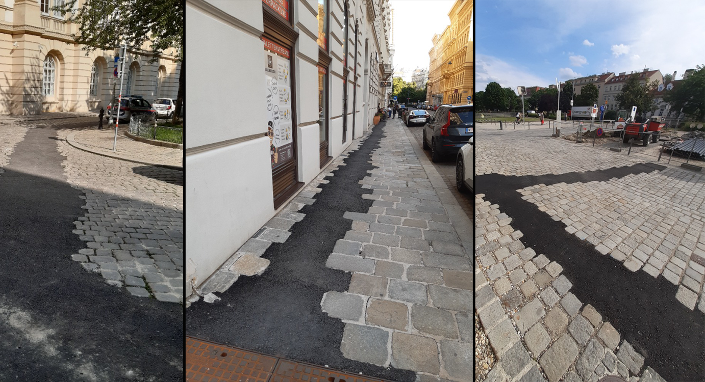 Diese Art von Restauration gefällt einem Wiener ganz und gar nicht. 