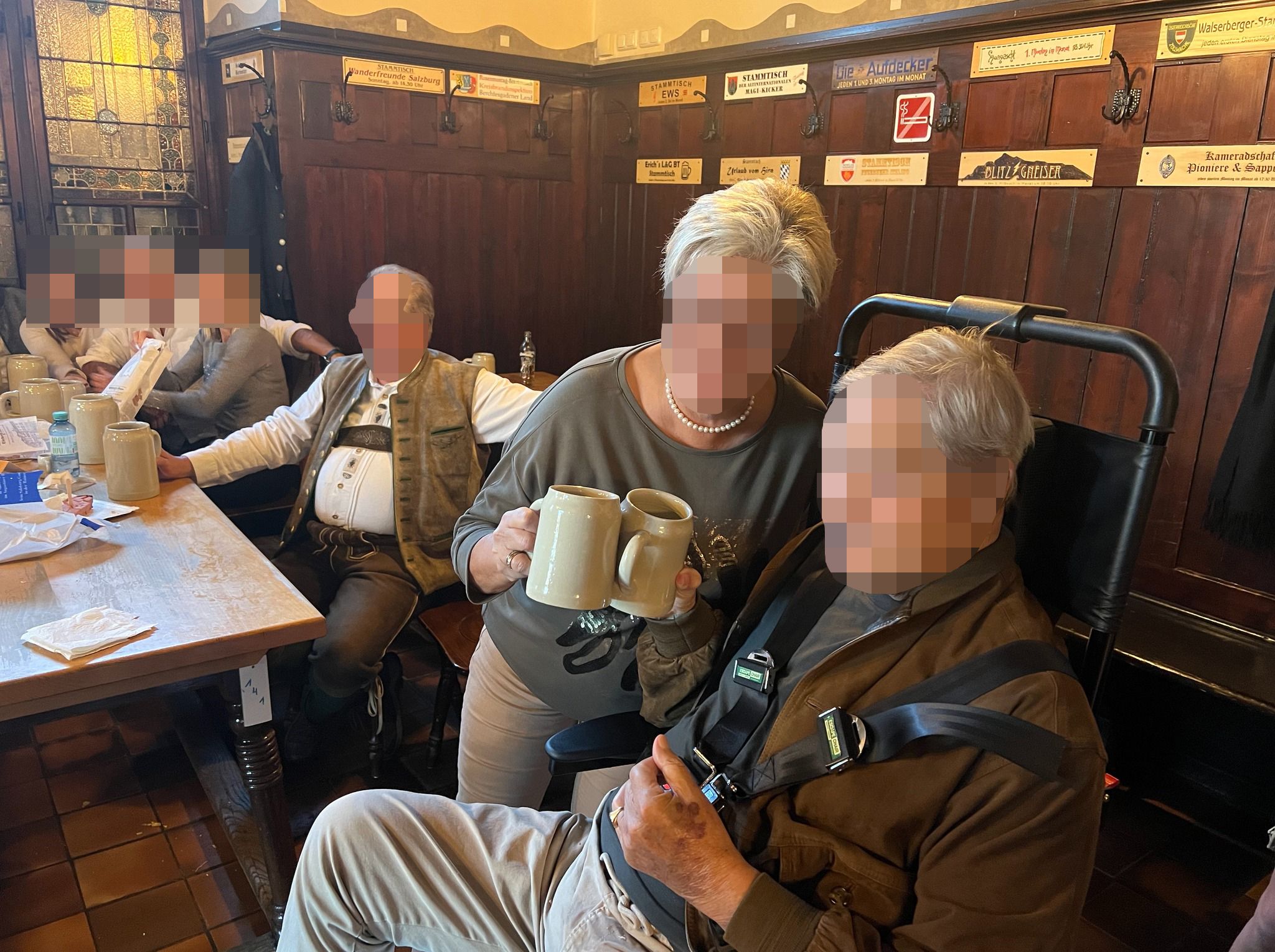 Mit dem Besuch des Müllner Bräus in Salzburg wurde der größte Wunsch des 76-Jährigen erfüllt.