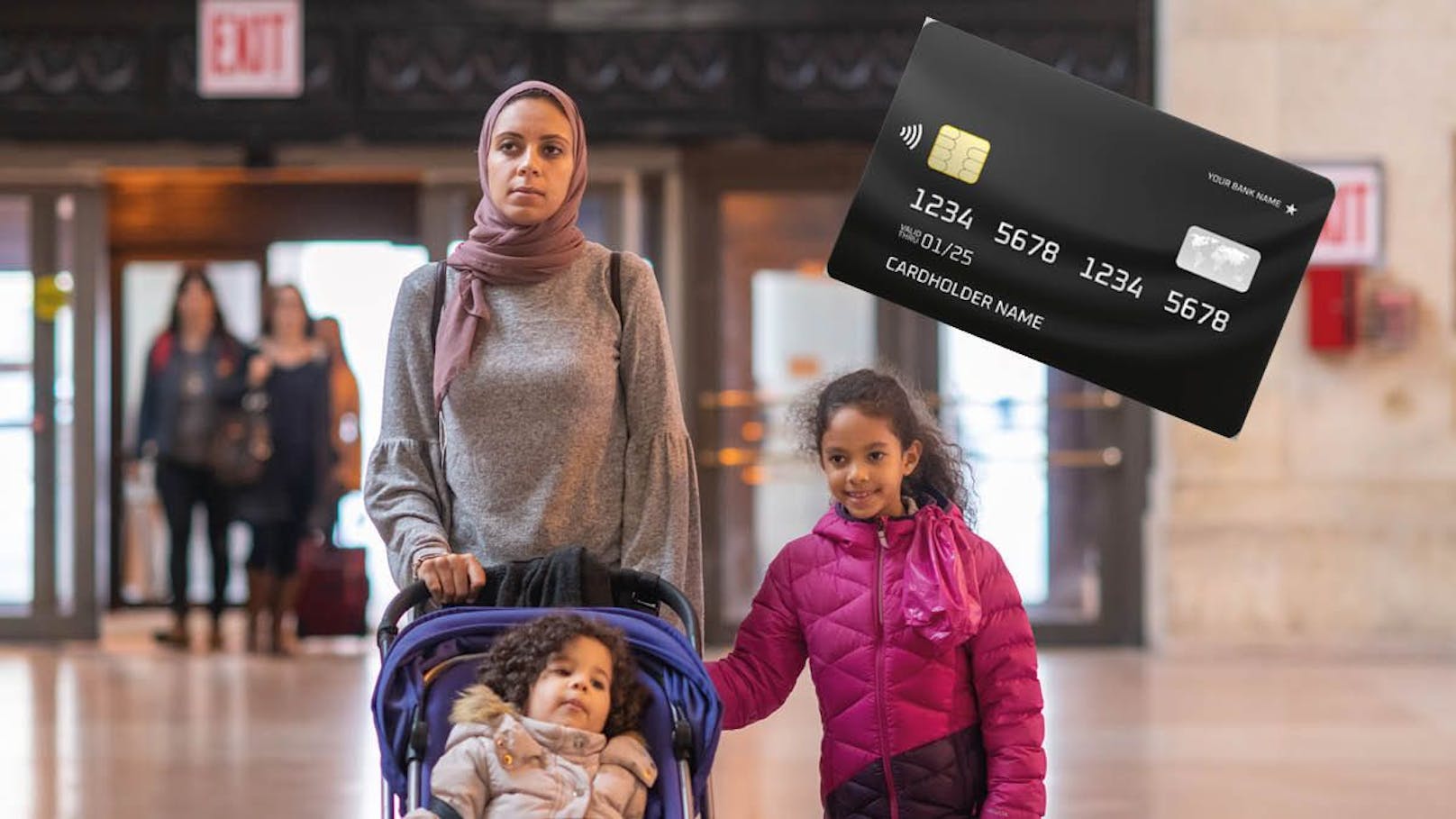Karte statt Bargeld: Jeder 4. Flüchtling reiste ab