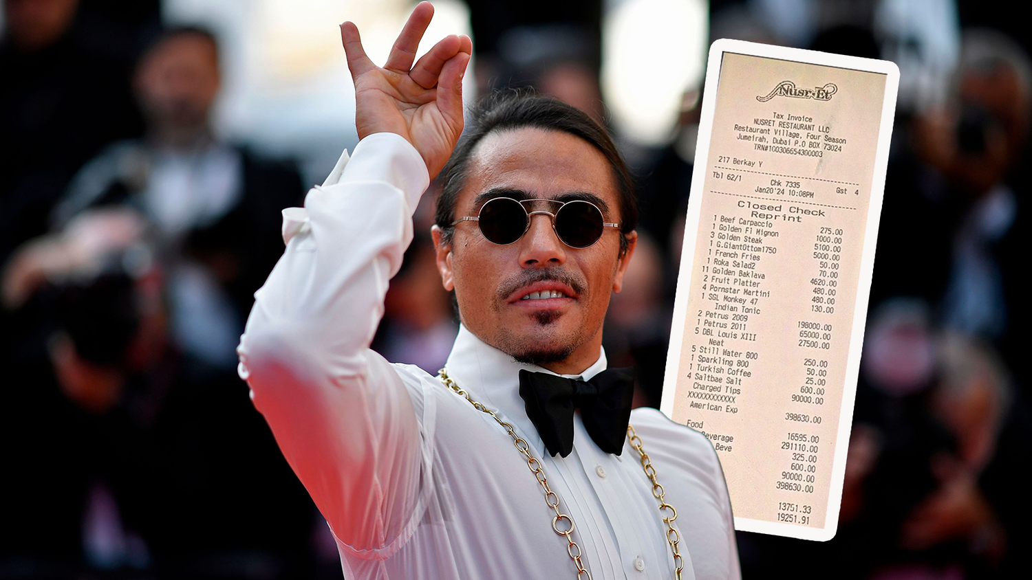 Saltbae protzt immer wieder auf Instagram.