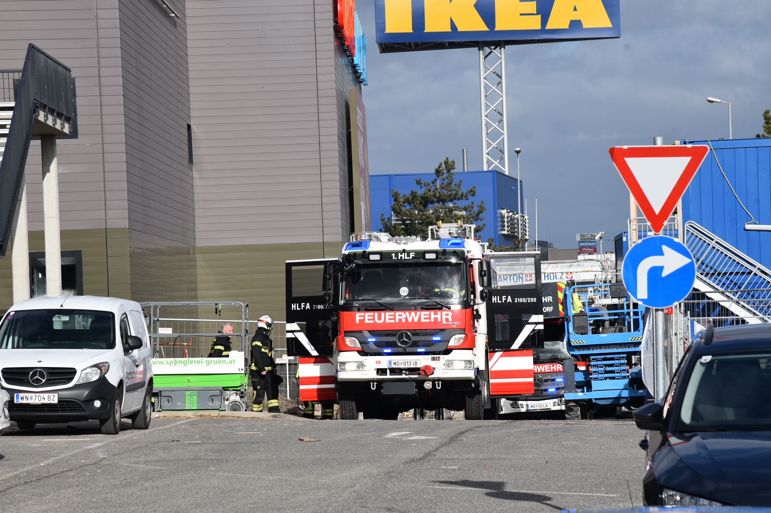 Brand im Kino der SCS