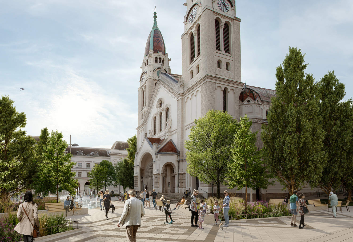 So soll der Enkplatz im kommenden Jahr aussehen: Die Umgestaltung nach dem Motto 