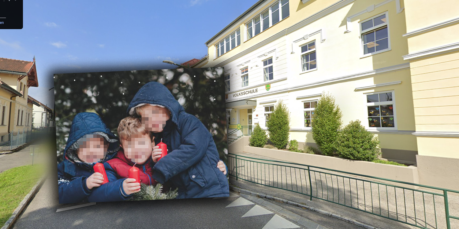 Vorerst steht die Entscheidung der Gemeinde fest. Jonas (ganz links) muss in eine andere Schule als sein älterer Bruder gehen.