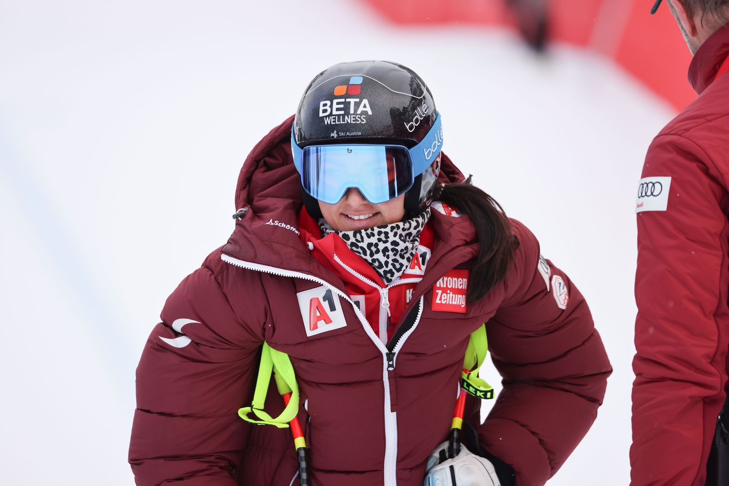 Die Tirolerin Stephanie Venier triumphierte in Cortina. 