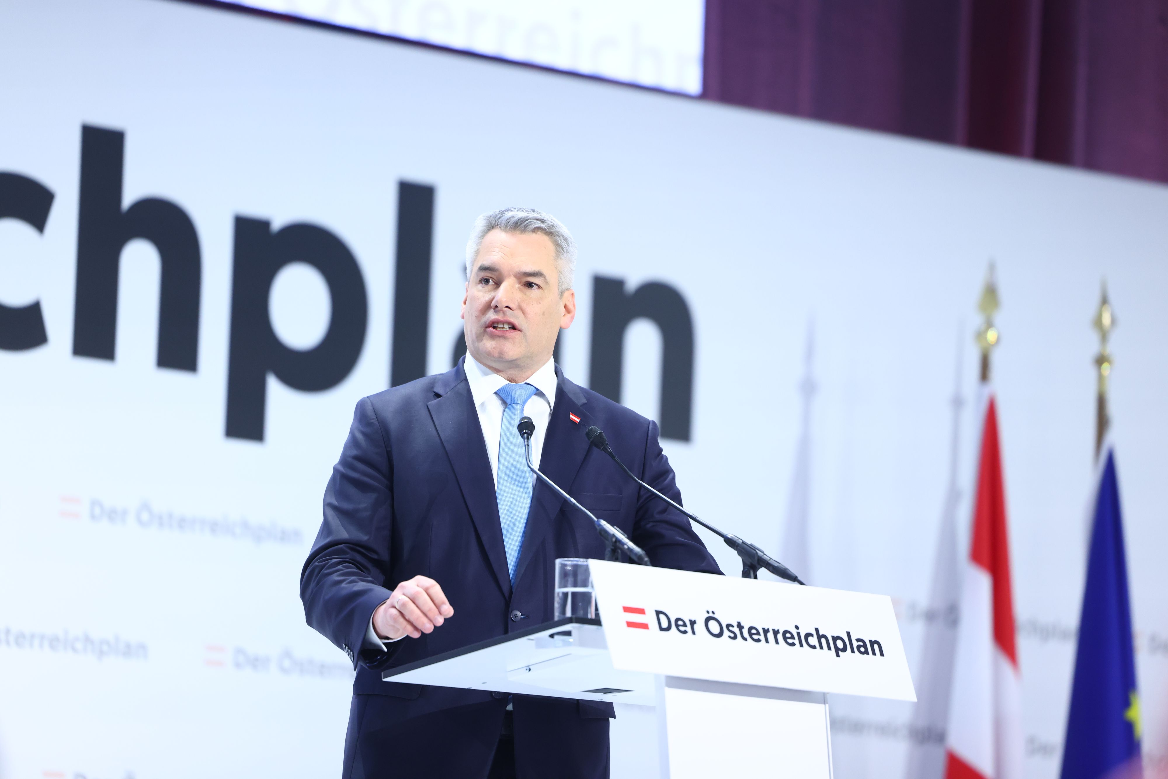 Bundeskanzler Karl Nehammer (VP)