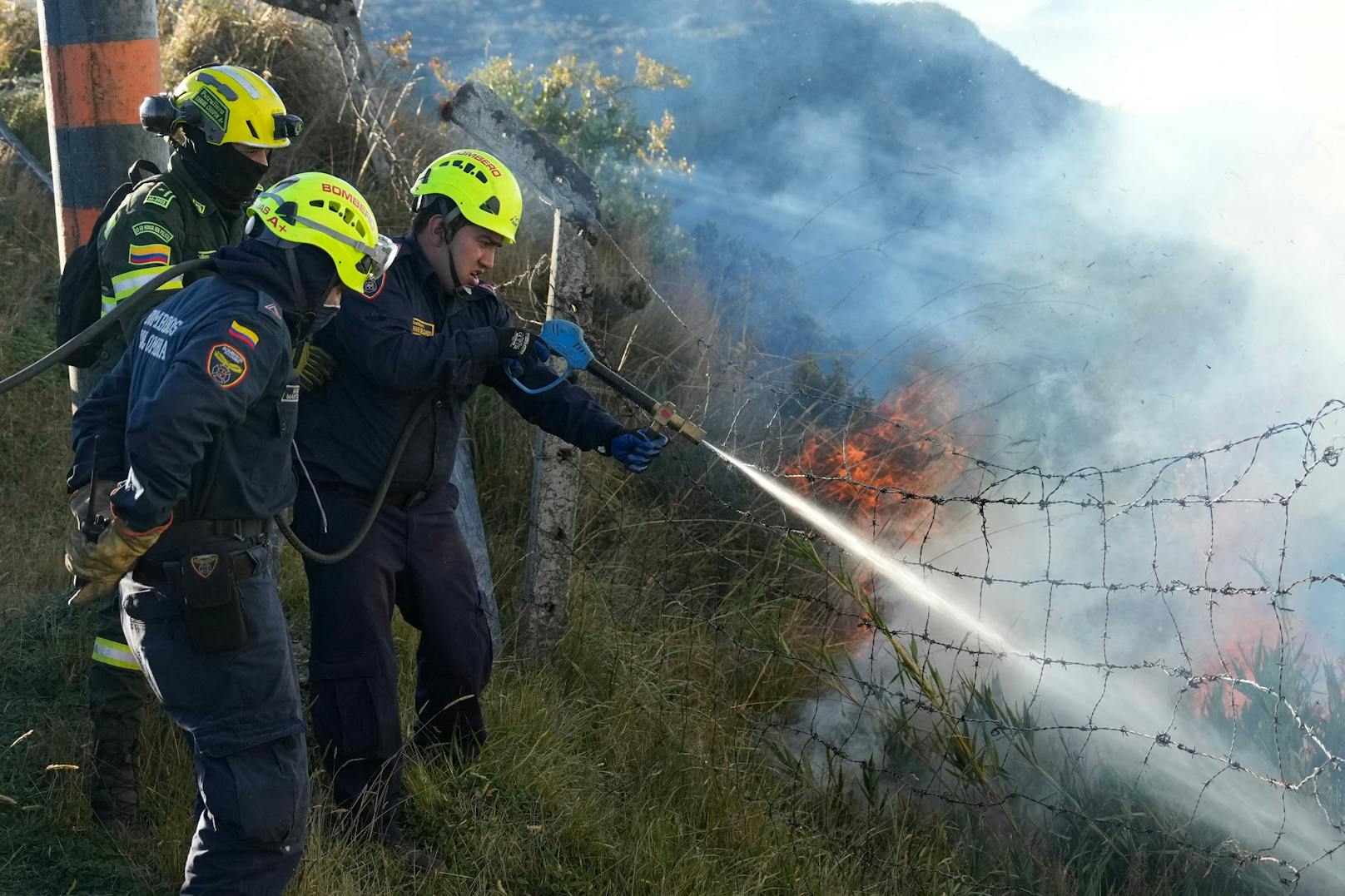 Ein drittel der Kommunen in Kolumbien verfügt über keine Feuerwehr.