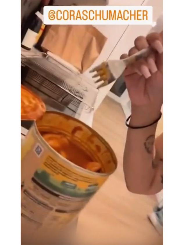 Die Ravioli wurden kalt gegessen. Das verriet Patricia später auf Instagram.