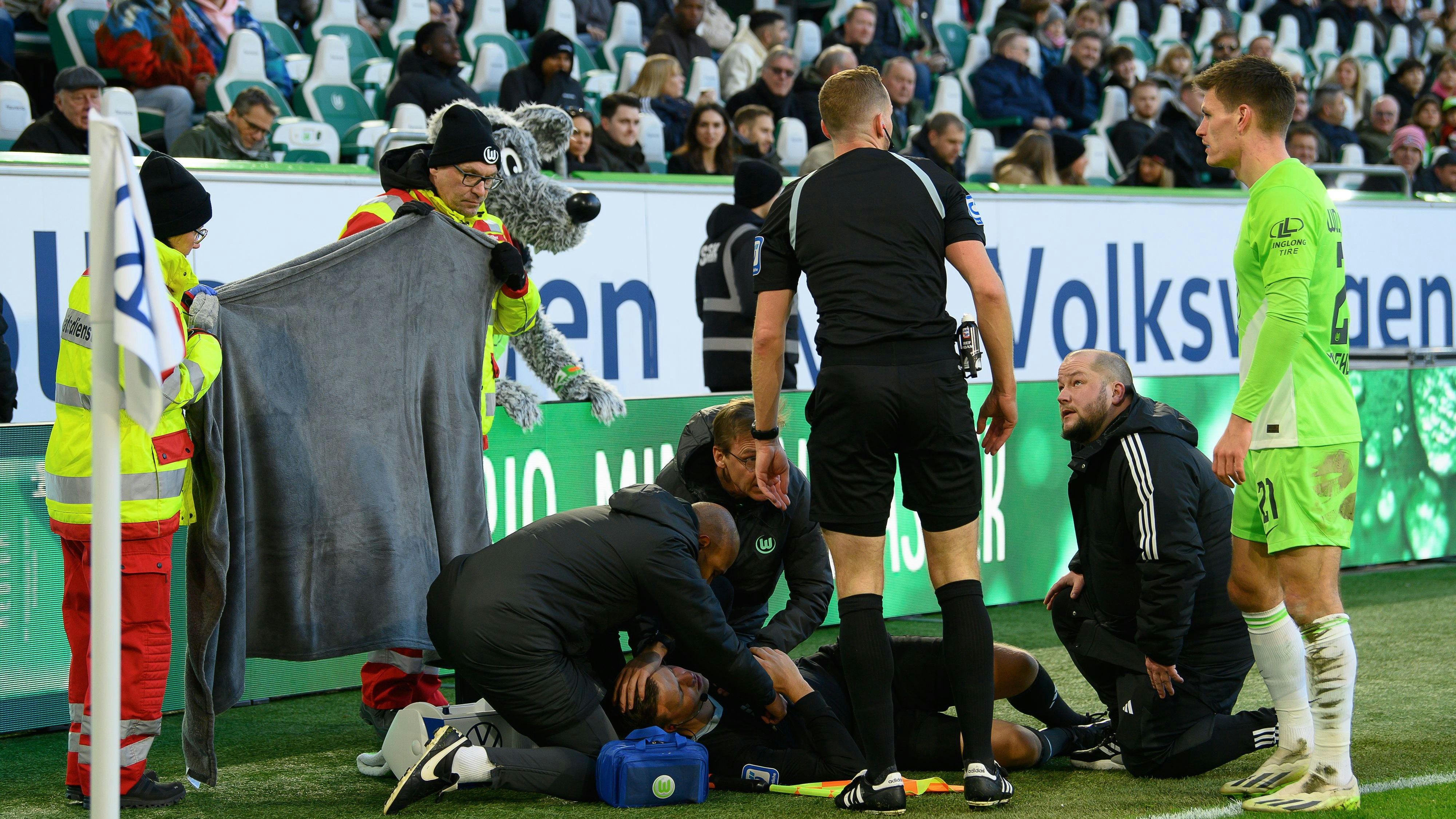 Thorben Siewer am Boden