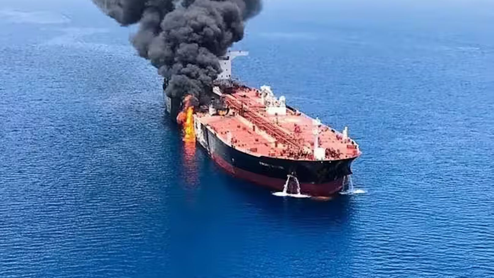 Nach dem Angriff der Huthis stand die Marlin Luanda in Flammen.
