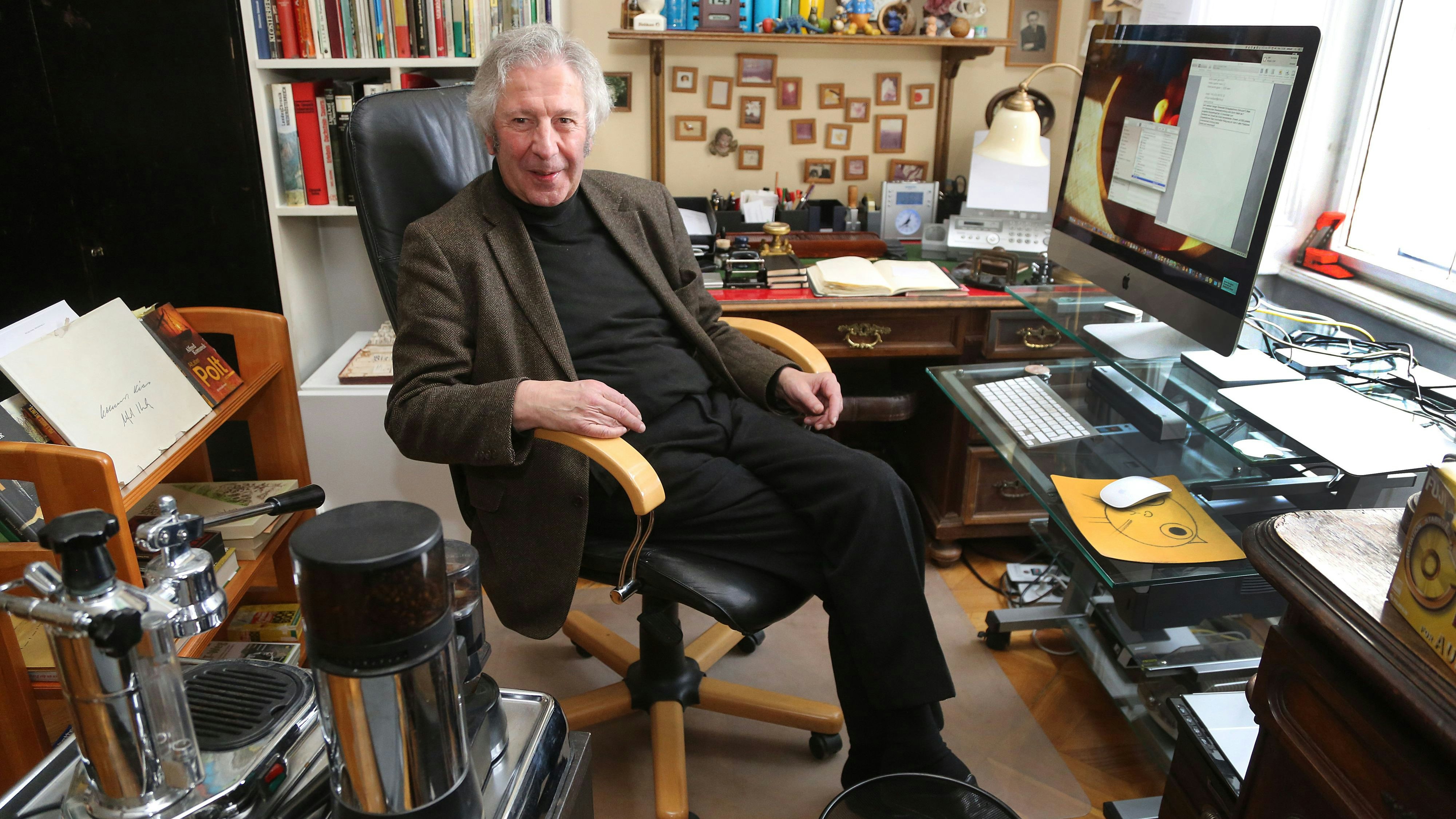 In seinem Wiener Zuhause starb Kultautor Alfred Komarek am Samstag.