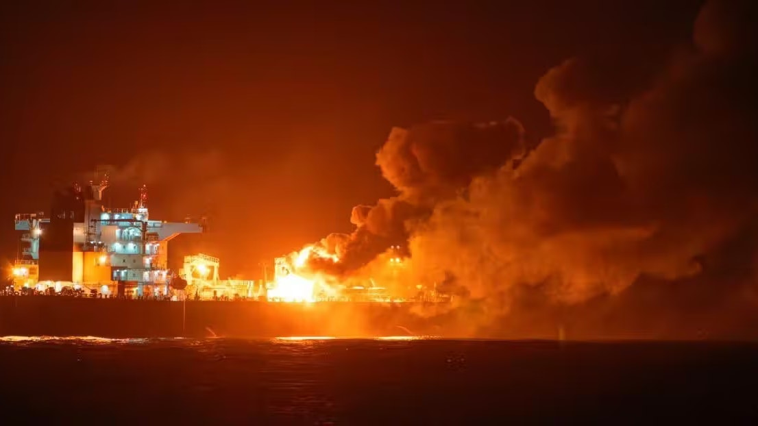 Die Löscharbeiten dauerten die ganze Nacht.