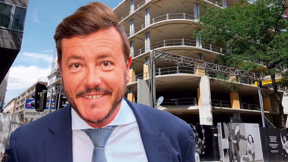 Auf der Mariahilferstraße in Wien errichtet René Benko das Nobel-Kaufhaus 